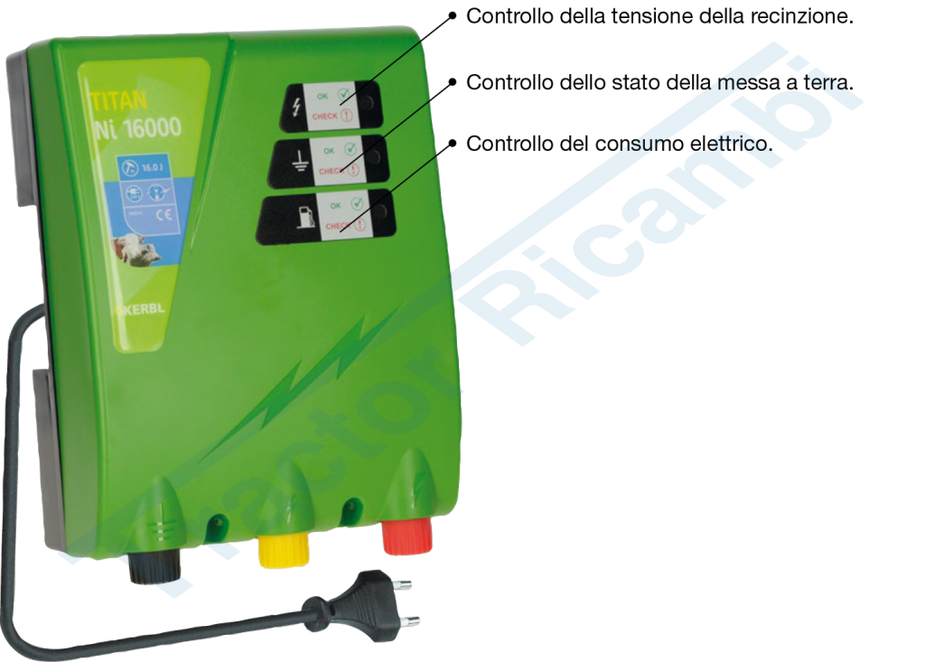 Elettrificatore TITAN Ni 16000 