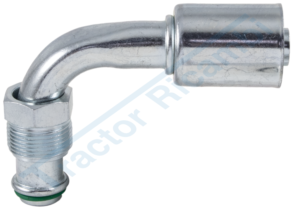 Raccordo maschio 90° con OR