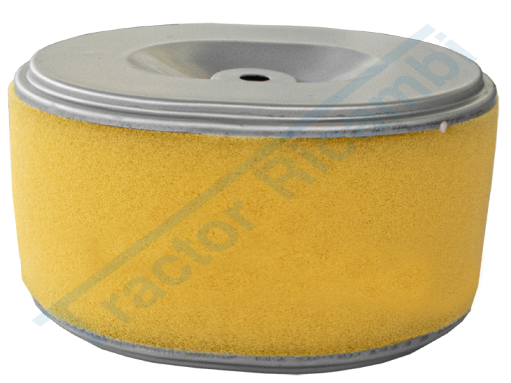 Oval-shaped air filter mass