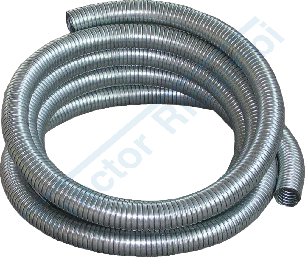 FLEXIBLE PIPE IN STEEL GALVANIZED FOR UNLOADING MOTOR