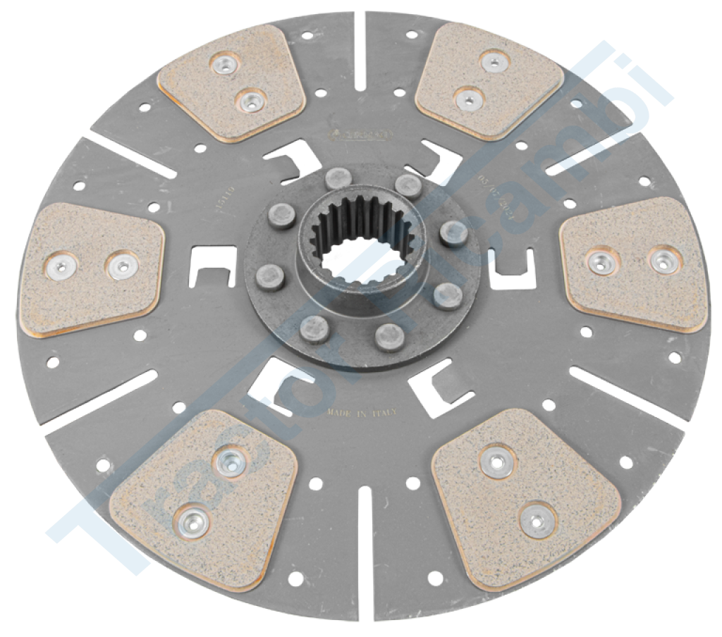 Disco centrale metalceramico rigido a 6 placchetteØ 280 sinterizzato40x36EV - Z.20