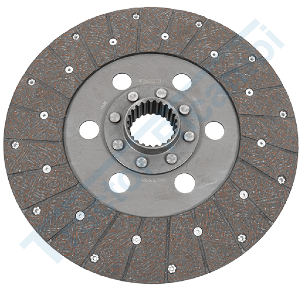 PTO clutch disc rigid