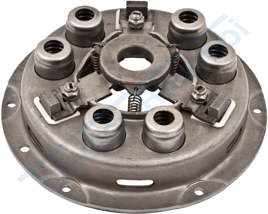 Single disc clutch with coil springs