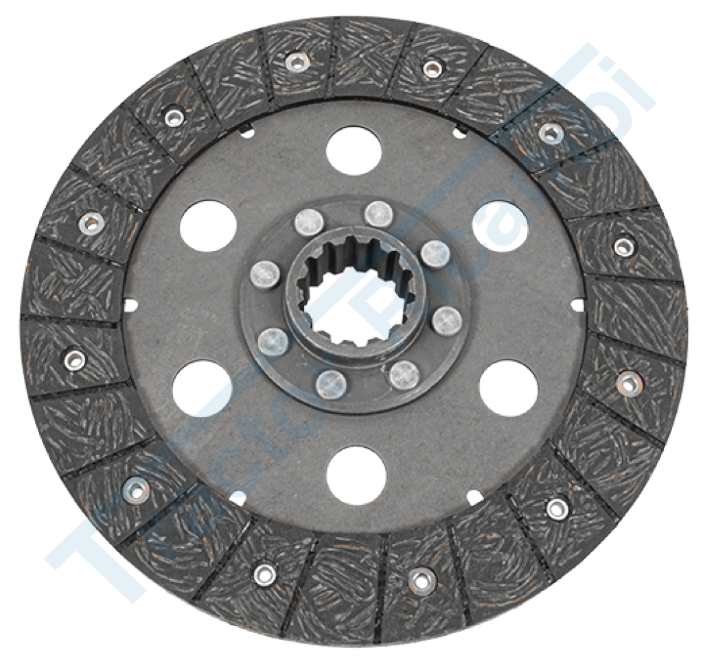 Rigid central clutch disc
