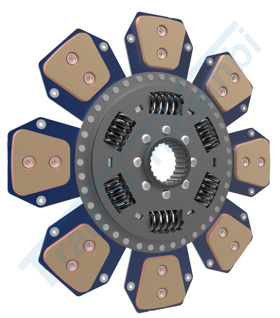 Central disc 8 vanes with tension springs