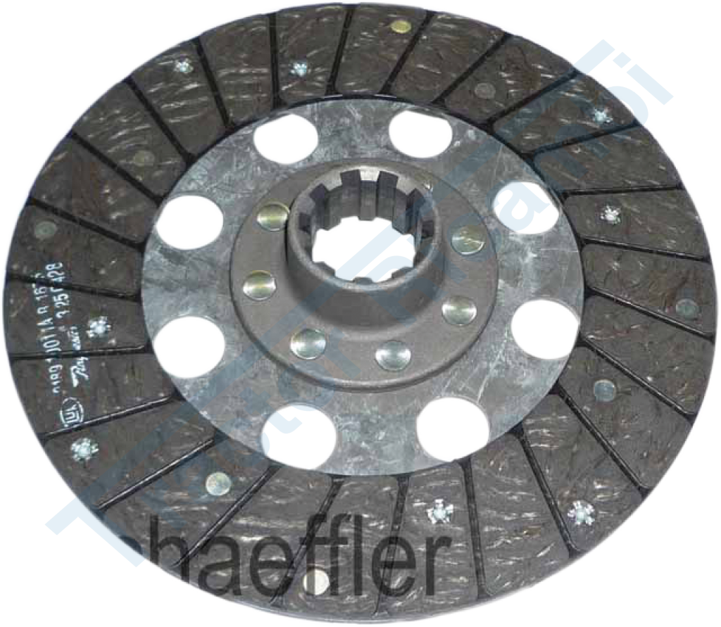 Rigid clutch plate 250x155x3.544x38x7 - -10 grooves