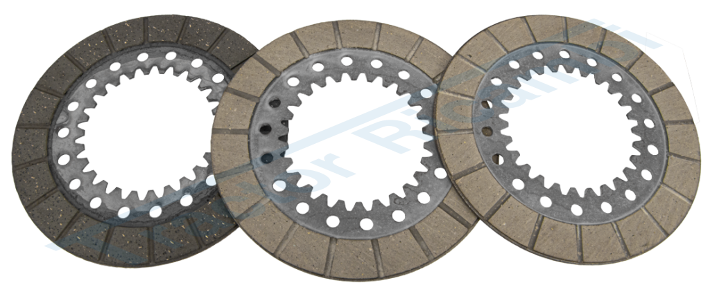 Set of discs for multi-disc clutch