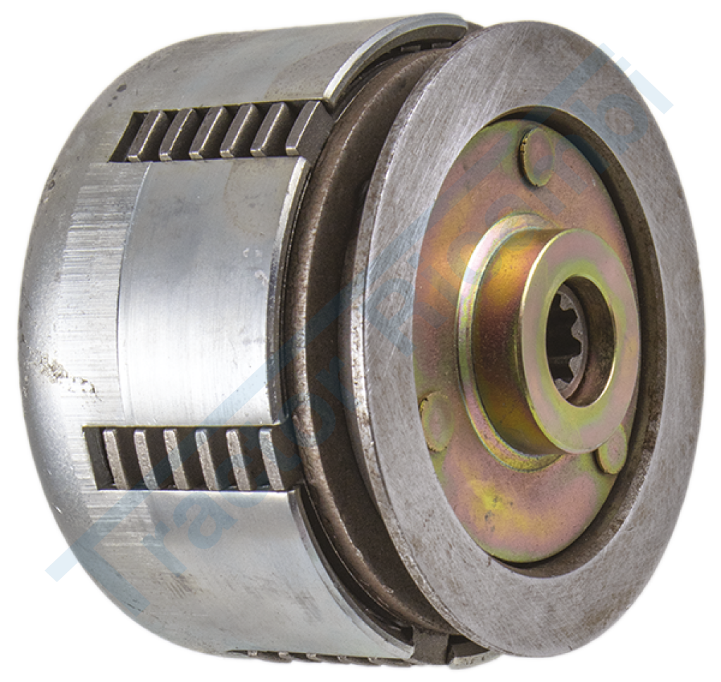 Multiple-plate clutch Ø 103x85.5 mm with 6 plates 15x12EV - 8 grooves Shaft Ø22.5 Taper 1:5