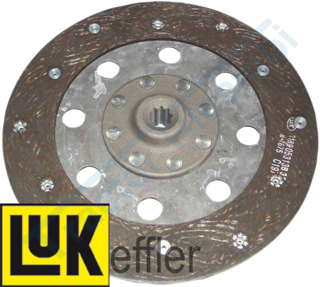 PTO clutch disc rigid