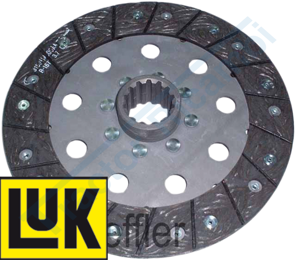 Internal rigid clutch plate in organic material Ø 23040x35 - Z.14