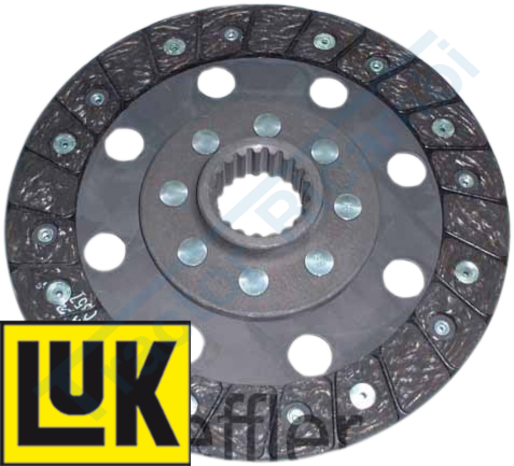 Clutch plate for double clutch Ø 20038x34 - 19 grooves