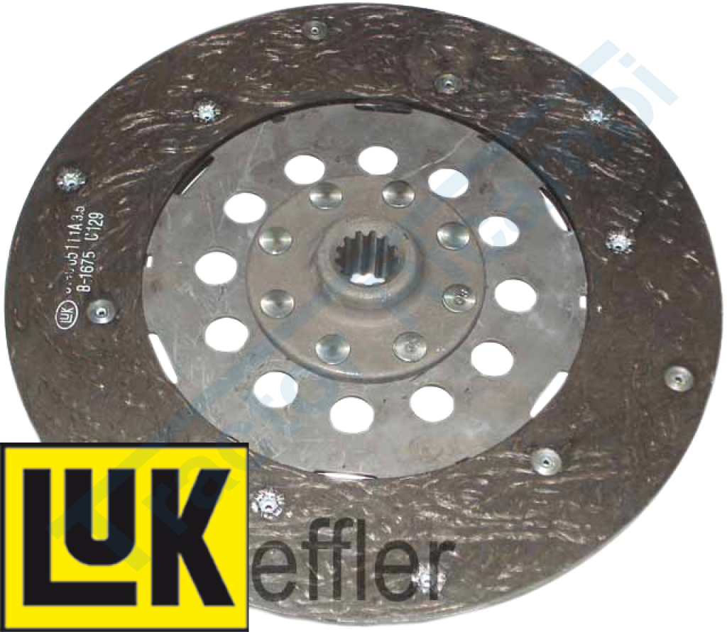 Rigid PTO plate - 250x155x3.5 - 22x19EV - Z.13