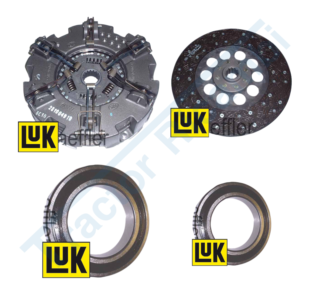 Meccanismo LUK a 6 leve completo di disco centrale metalceramico molleggiato fornito con il disco PTO e cuscinetto reggispinta - Piatto Ø 310 mm (12”)