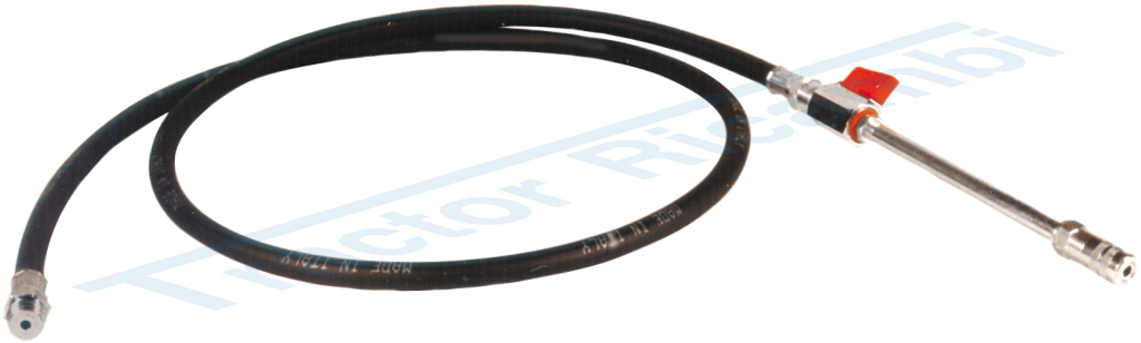 FLEXIBLE HOSE FOR GREASER PUMPS - 1500 MM