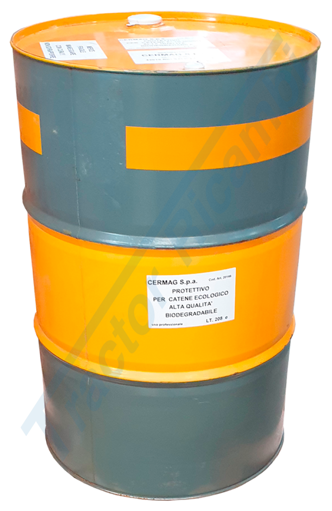 ENVIRONMENT-FRIENDLY PROTECTIVE FLUID FOR MOTOR SAW CHAINS - 205 LT