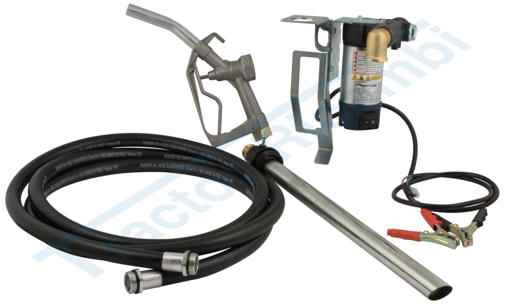 12 V ELECTRIC PUMP KIT FOR TRANSFERRING DIESEL FUEL FROM DRUMS