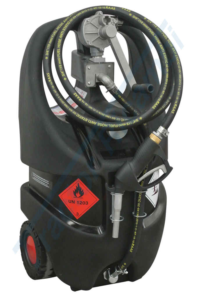 Movable container for diesel or petrol