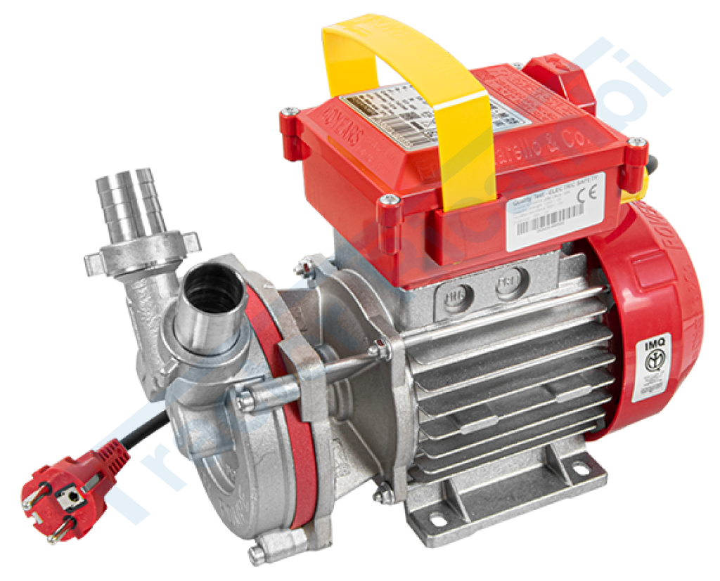Elettropompa autoadescante per travaso con manico
