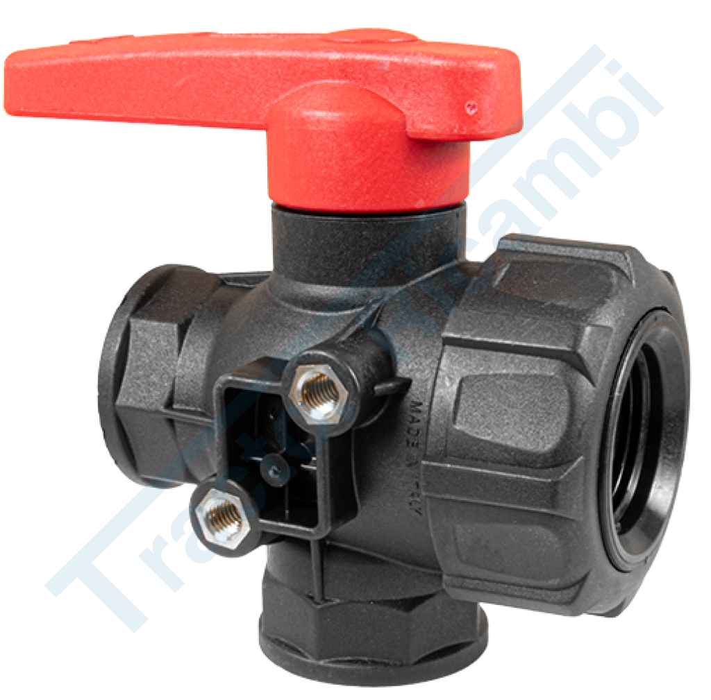 Valvola a sfera a 3 vie normale