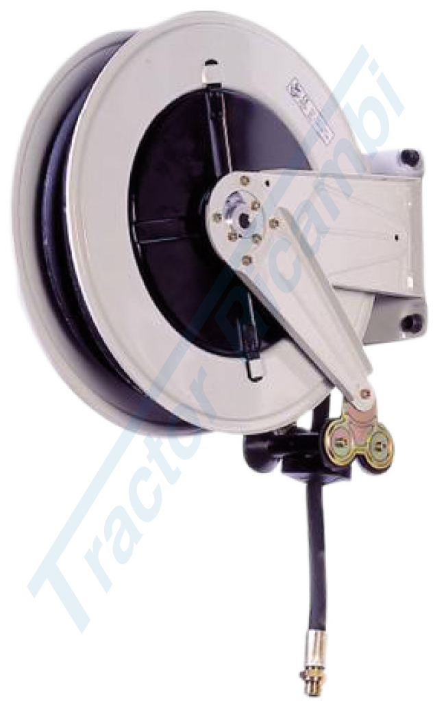 HOSE REEL IN PAINTED STEEL WITH DRUM IN ABS