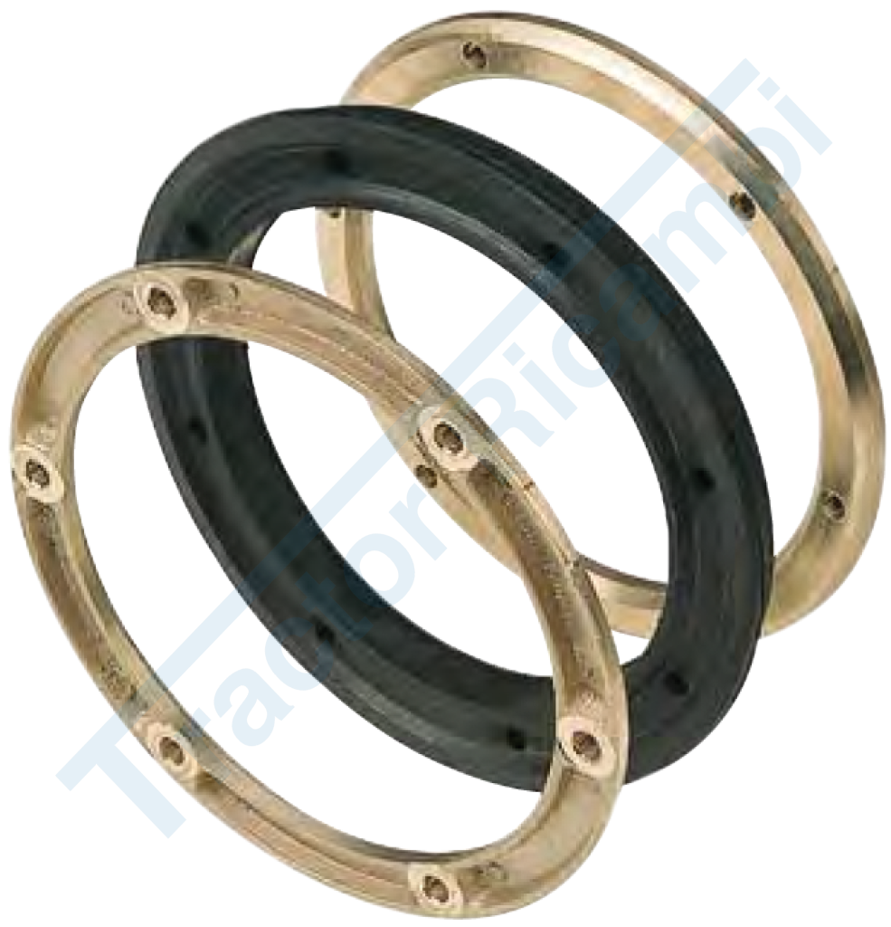 FLANGE PER ATOMIZZATORI IN OTTONE CON GUARNIZIONE