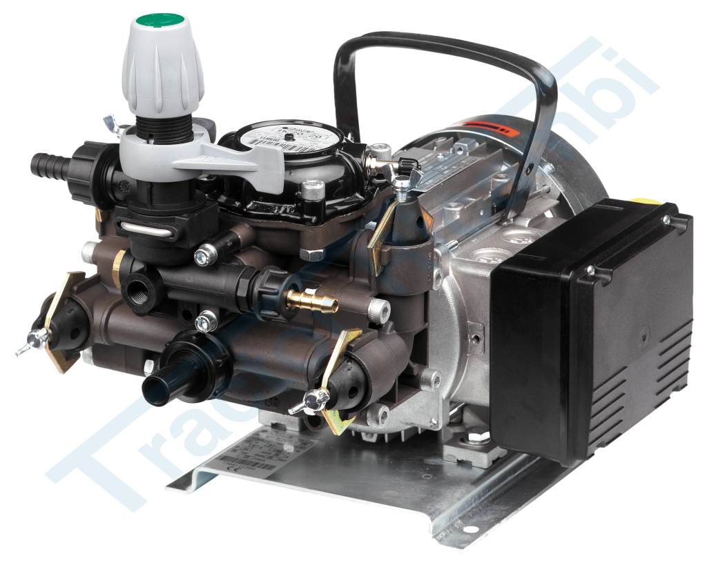 Single-phase electric pump with 2 membranes 1.25 HP with pressure regulator - MC20/20