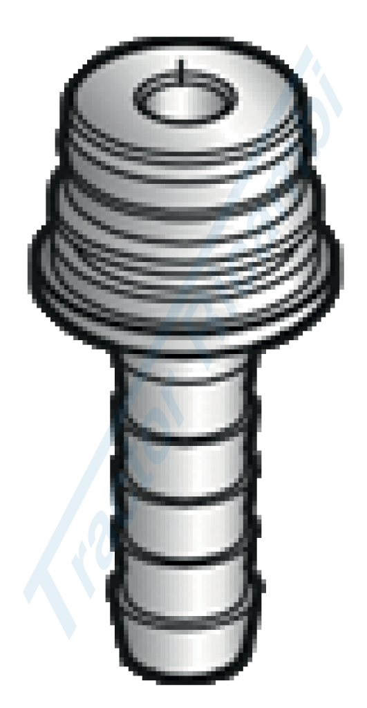 Portagomma per tubo Ø 13 mm