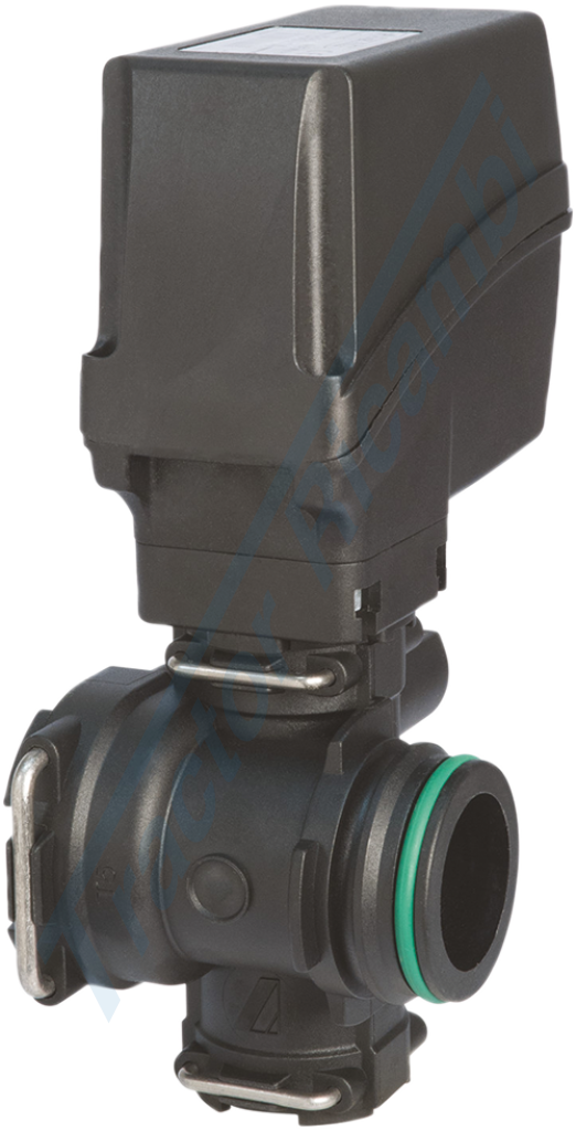 Electric boom section valve