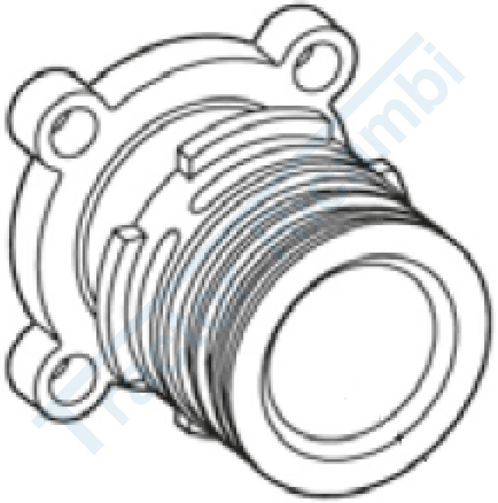 Coupling flange with 464-473 series valves