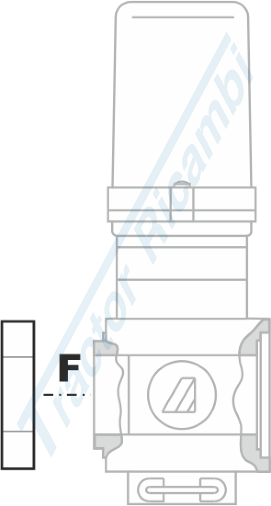 Adattatore F/F per valvole serie 463/863