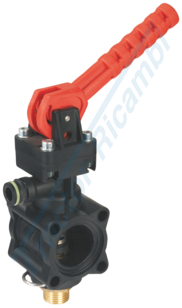 Manual boom section valve