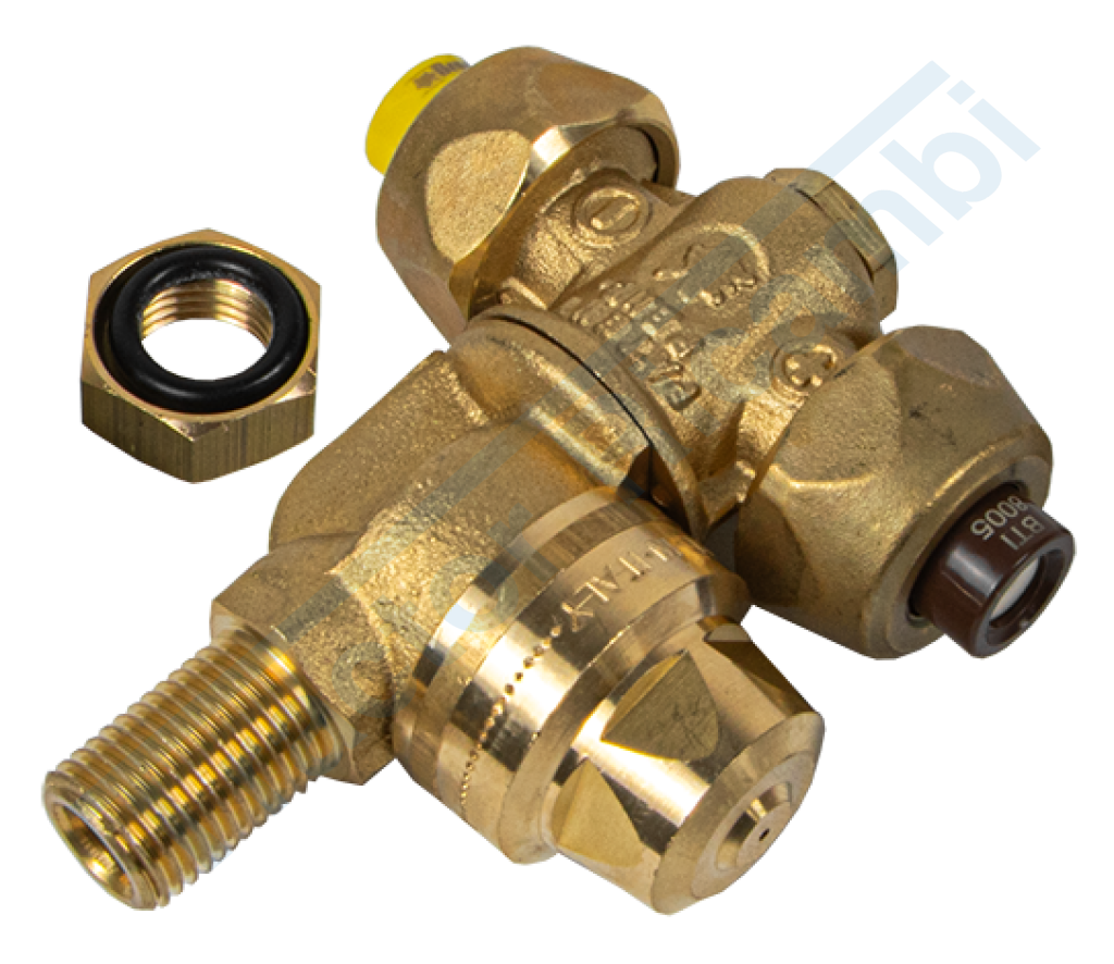 Getto doppio con antigoccia M65