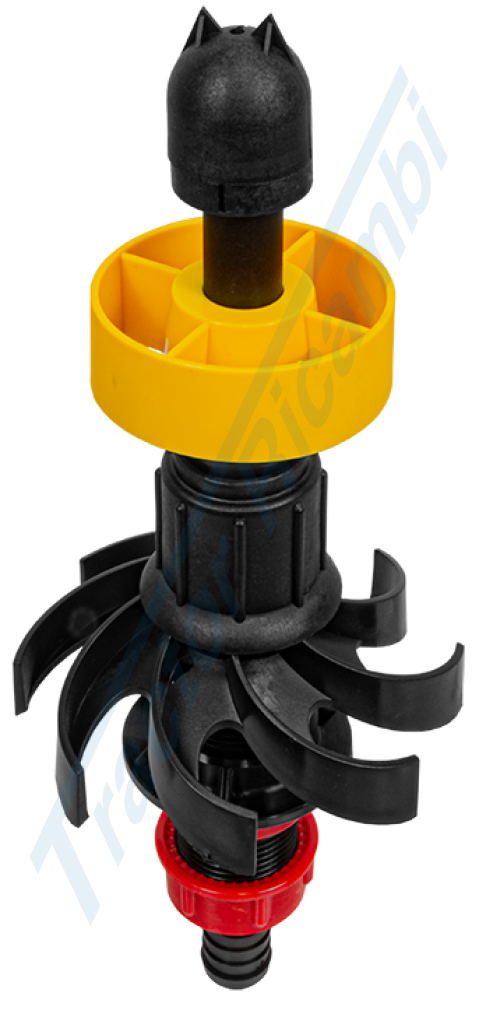 BLITZ bottle-washing spray head with rotating swivel