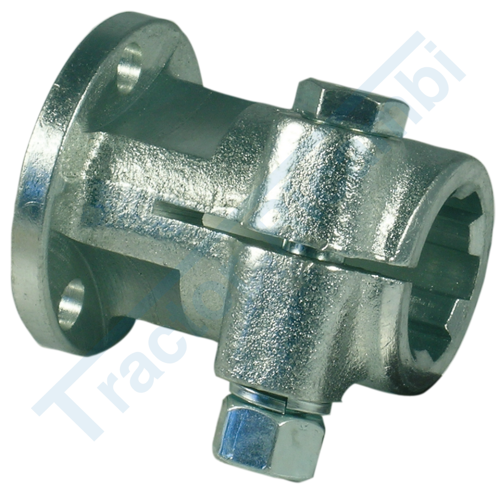 Flanged hub for pumps