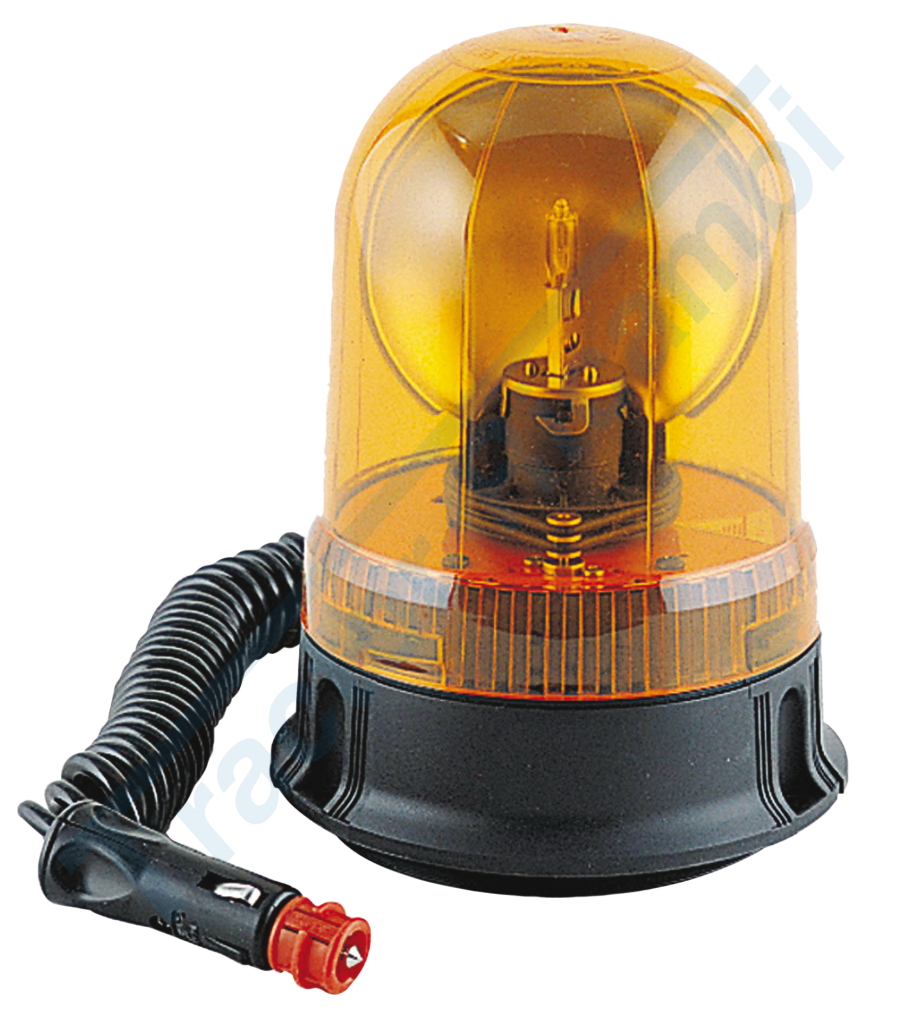 ROTATING LIGHT WITH MAGNETIC BASE AND SUCTION CUP