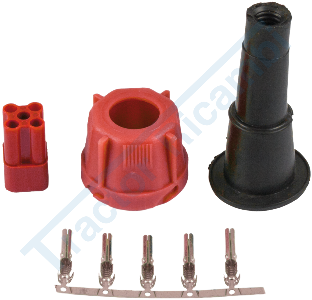 Red 5-way connector kit for Art. 36413