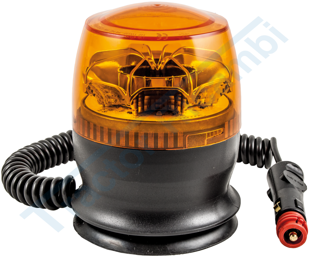 LED ROTATING BEACON WITH MAGNETIC SUCTION CAP