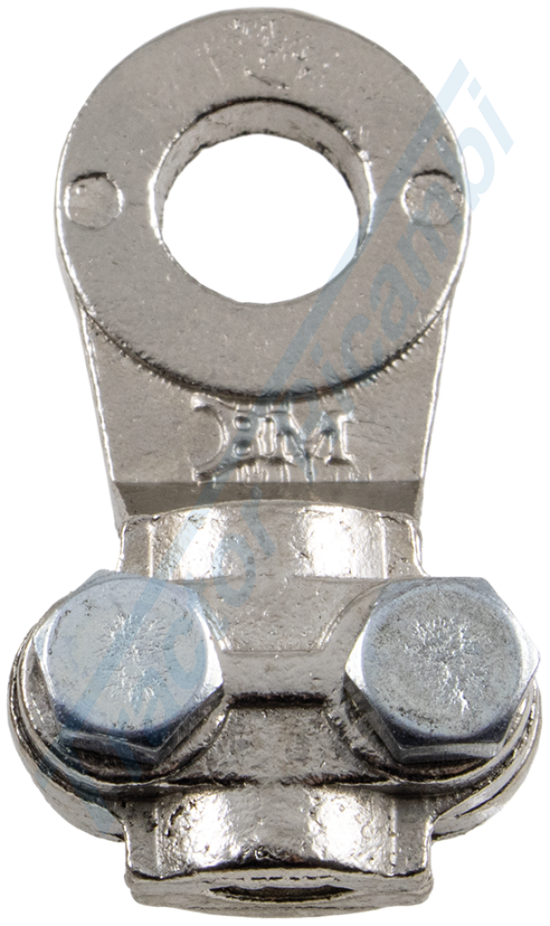 Ring terminal with plate fastening