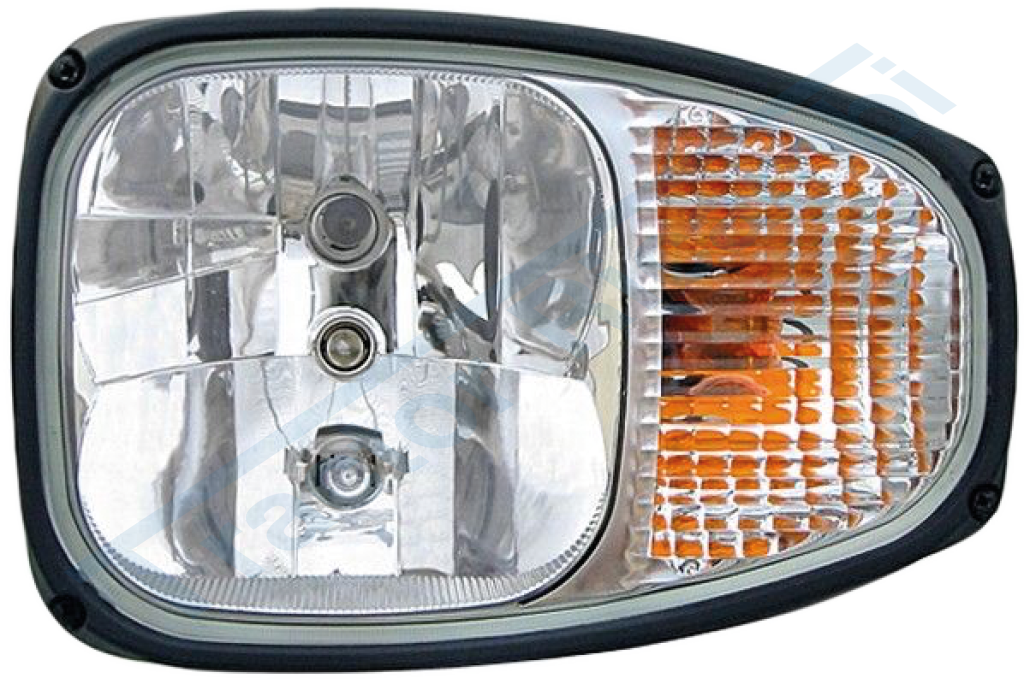 Main headlamp complete with bulbs with direction indicator LEFT