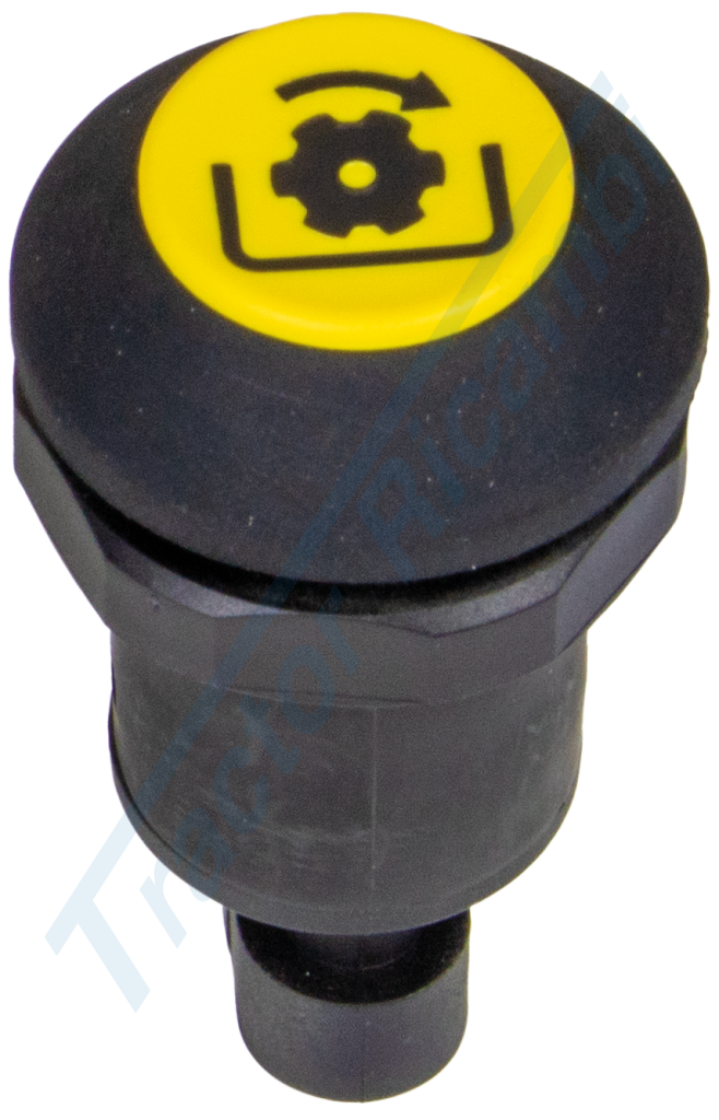 Button with PTO symbol