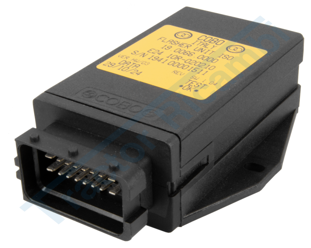 Flasher unit with diagnostics for CNH - ISO