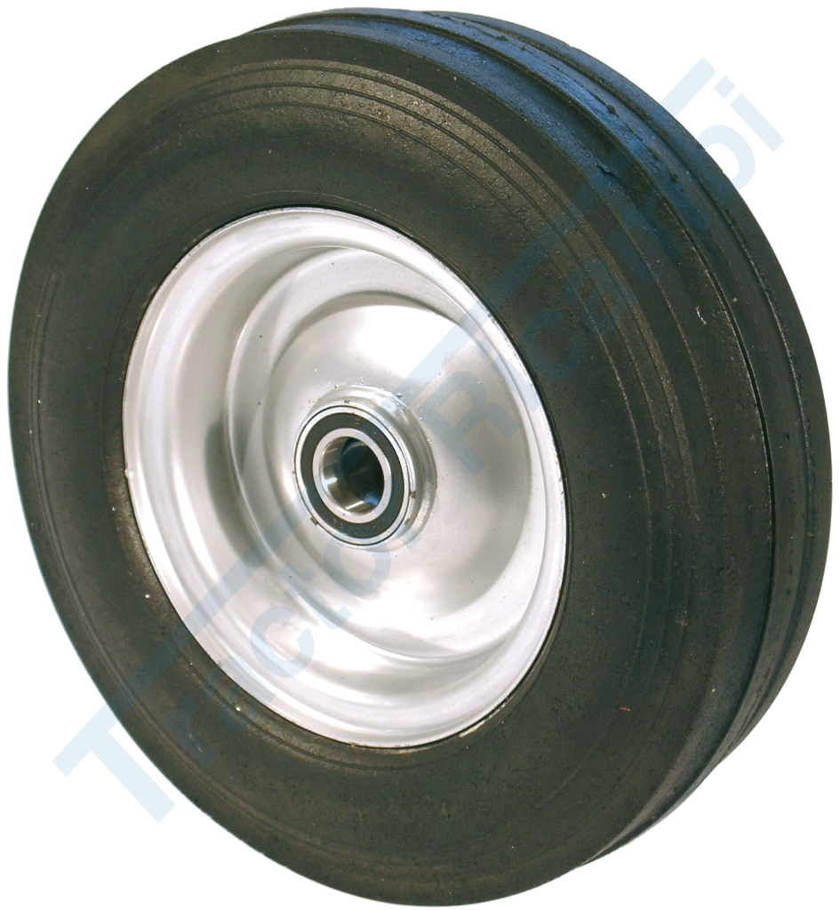 Ruota piena con cuscinetti a sfere schermati