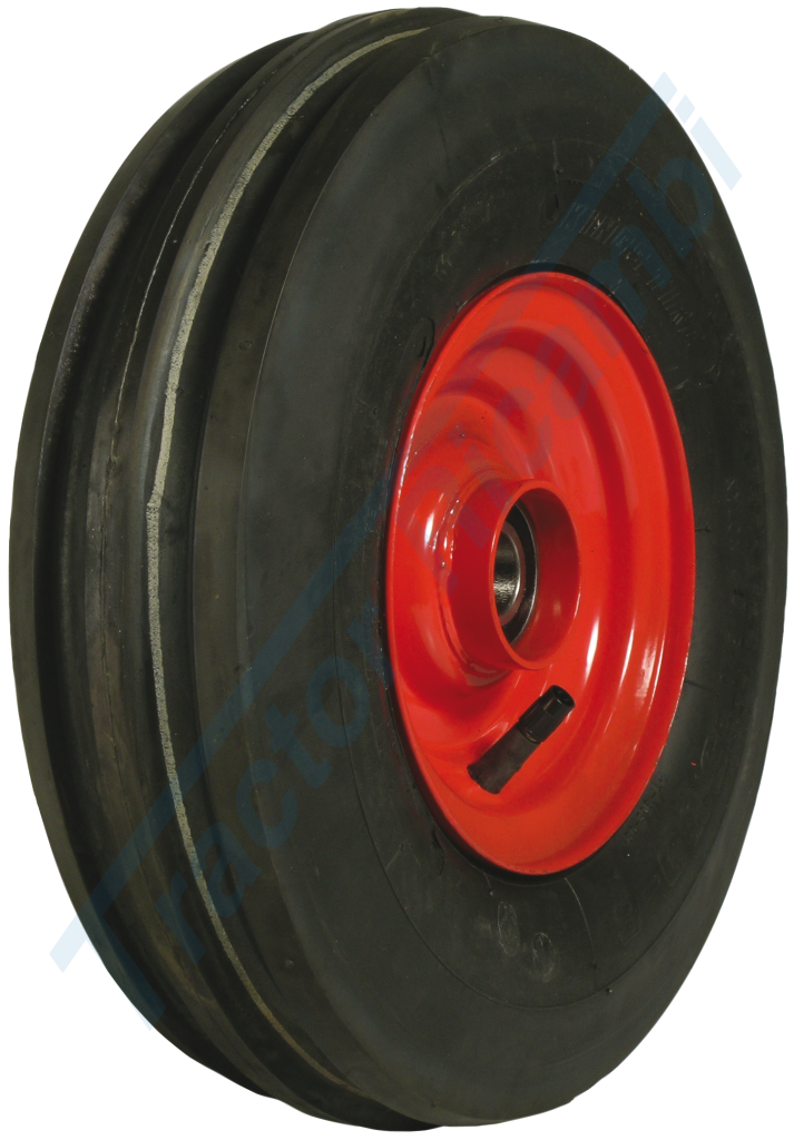 LEADING TYRED WHEELS WITH BEARINGS