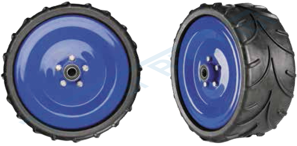370x165 WHEEL WITH IRON RIM AND HUB