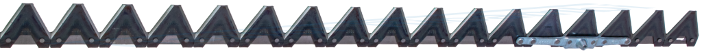 Blade with 17 serrated sections 3