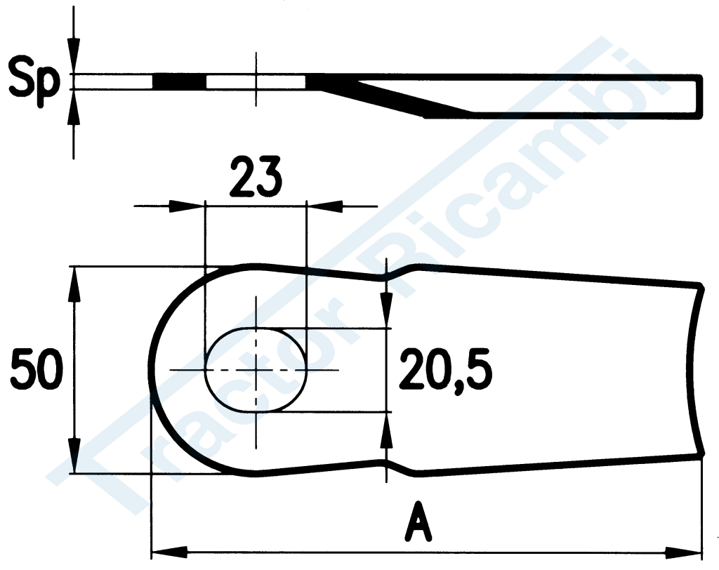 Rotaty mowers blade