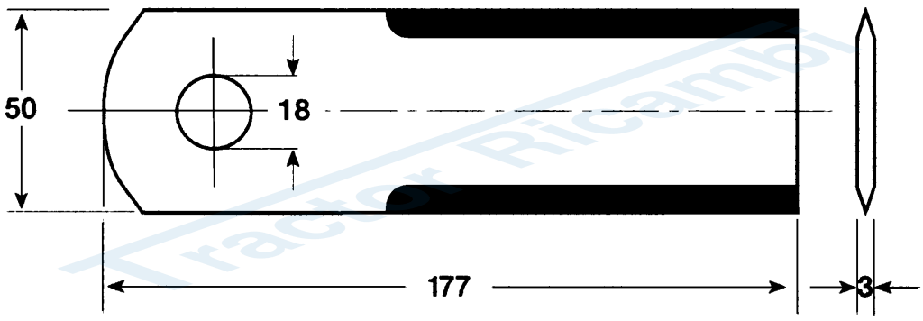 Mower blade for forage cutting