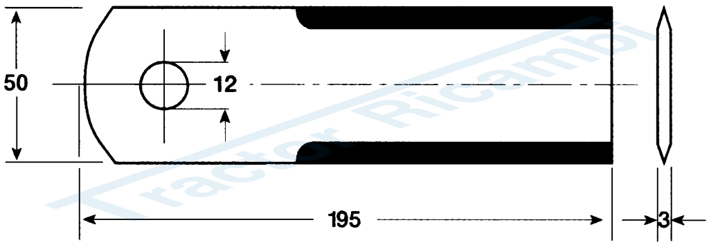 Mower blade for forage cutting