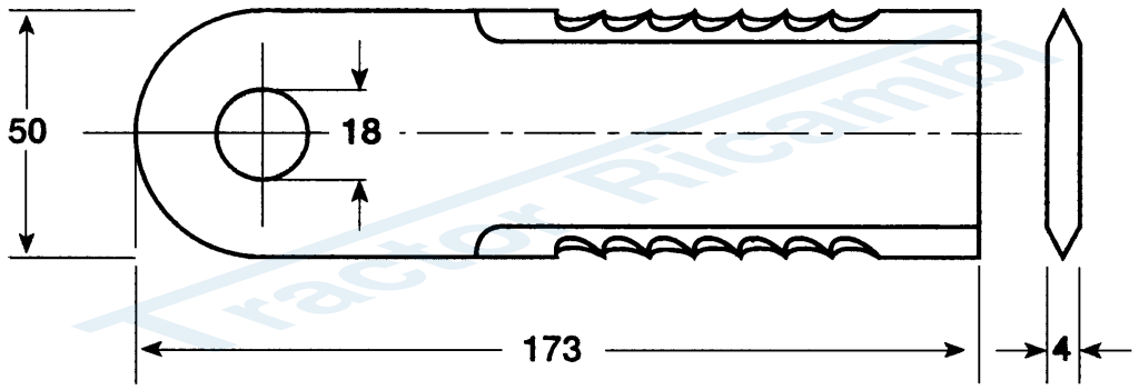 Mower toothed blade for forage cutting