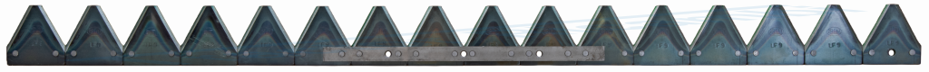 Reinforced blade 3 holes with 16 sections 3